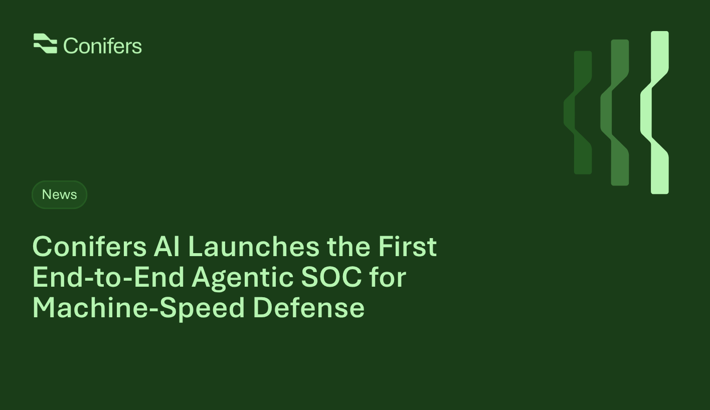 Conifers AI Launches the First End-to-End Agentic SOC for Machine-Speed Defense